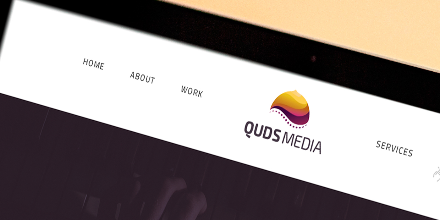 logo 2015 quds QUDS MEDIA LOGOS graphic design branding art direction brand Asem Alscoty 3MAD ART ® logos brand logo marks