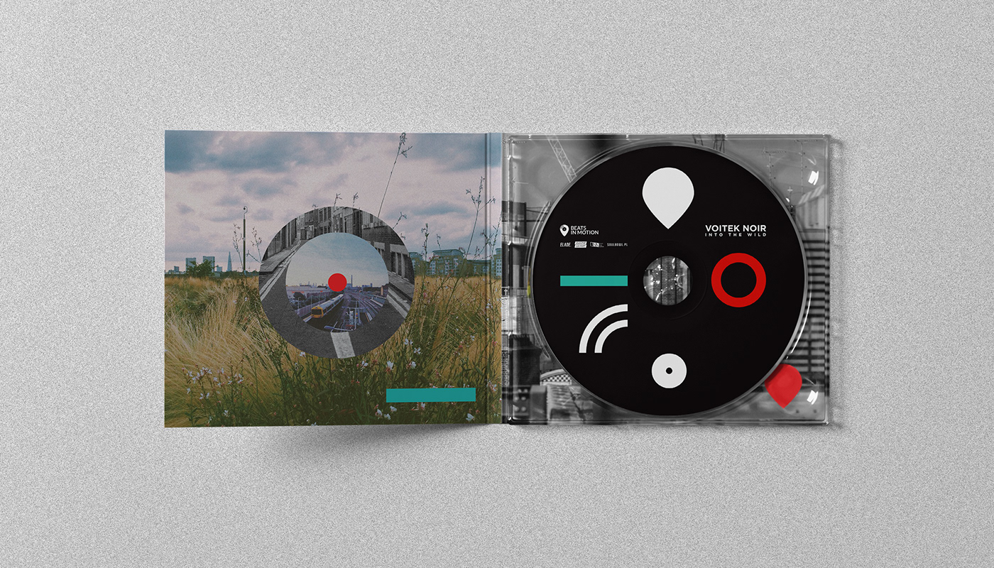 cover noir collage Nature city digipack electronic London music Printing