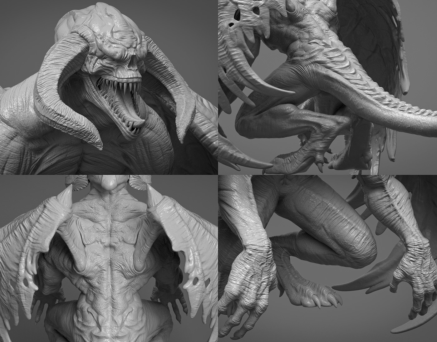 creature fantasy Character design  concept art 3D Character design