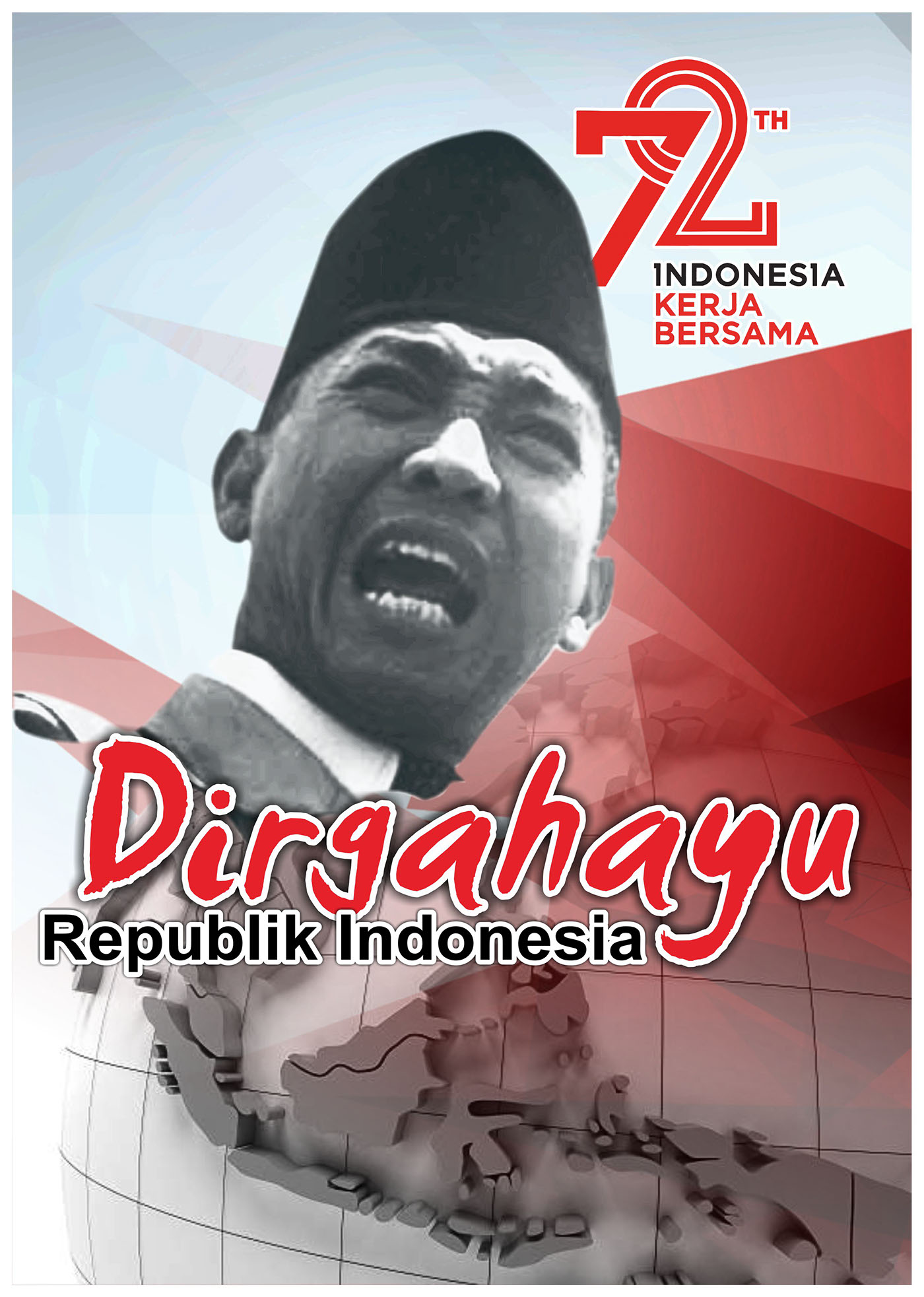 Poster HUT RI 72 Dirgahayu Kemerdekaan indonesia 72 Tahun Indonesia Merdeka 2017 desain free download poster Nasionalisme Poster Dirgahayu kemerdekaan