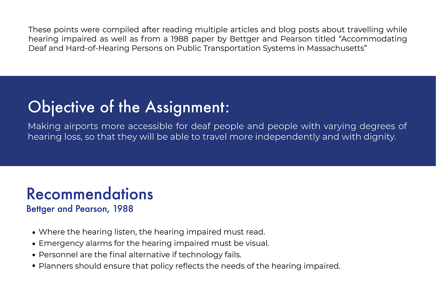airport Accessibility Hearing Impairment deaf rfid disability