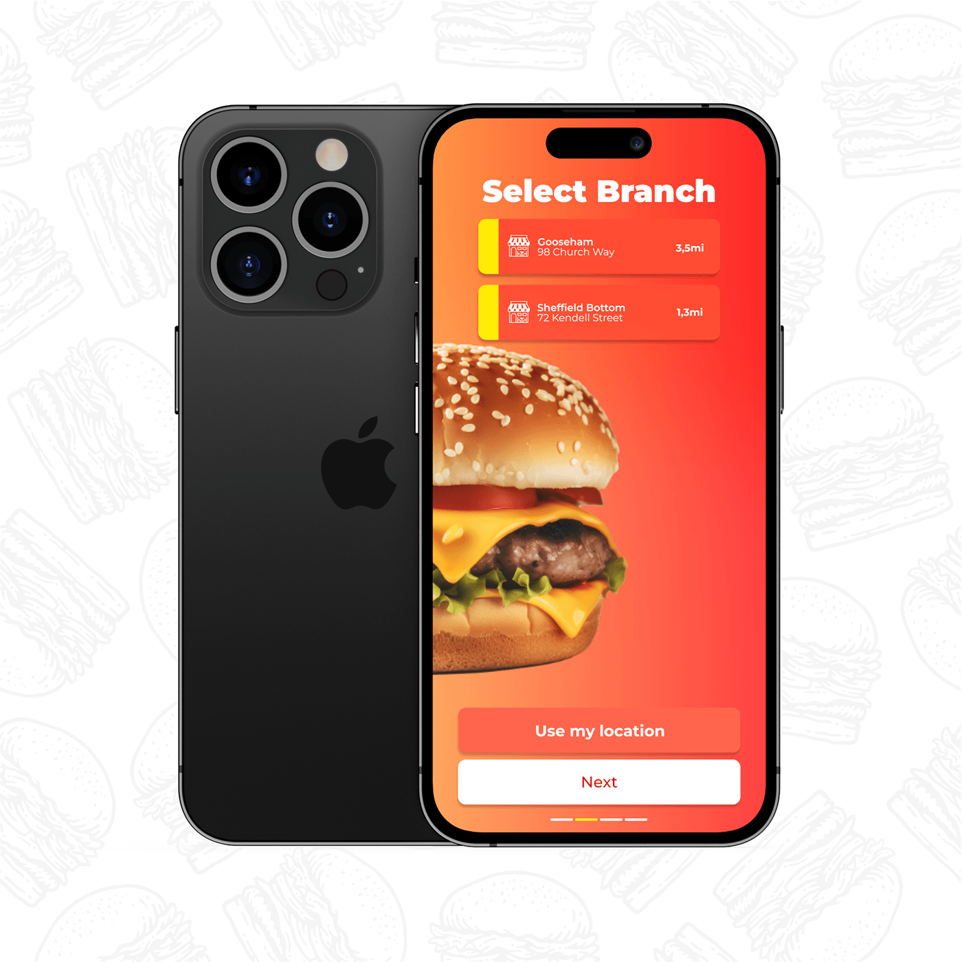 burger AI Design app design Figma Delivery App Design UI/UX Mobile app