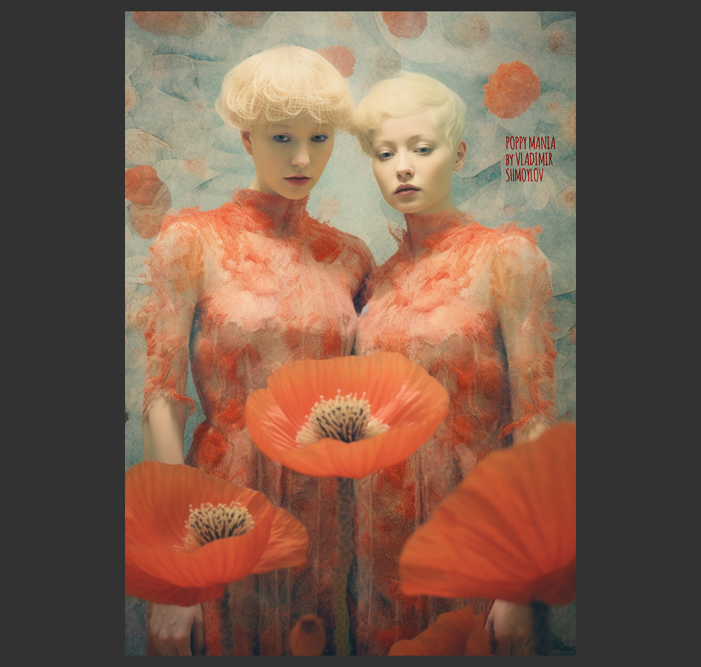 "POPPY MANIA" by Vladimir Shmoylov is a captivating project that showcases a series of portraits