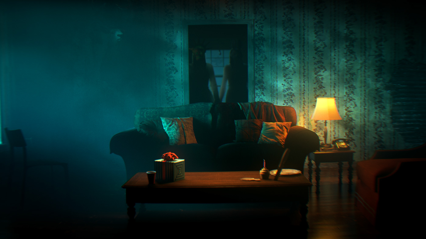 3D blumhouse cinema 4d Halloween horror motion design spooky studio identity title design title sequence