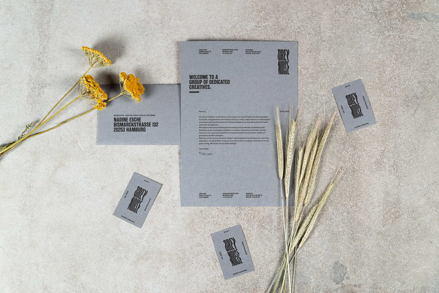 Collective experimental fluid Logotype Flowers branding change employer logosystem typography