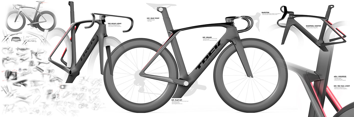Bike Bicycle road bike industrial design  Transportation Design Automotive design cad aerodynamic rendering race bike