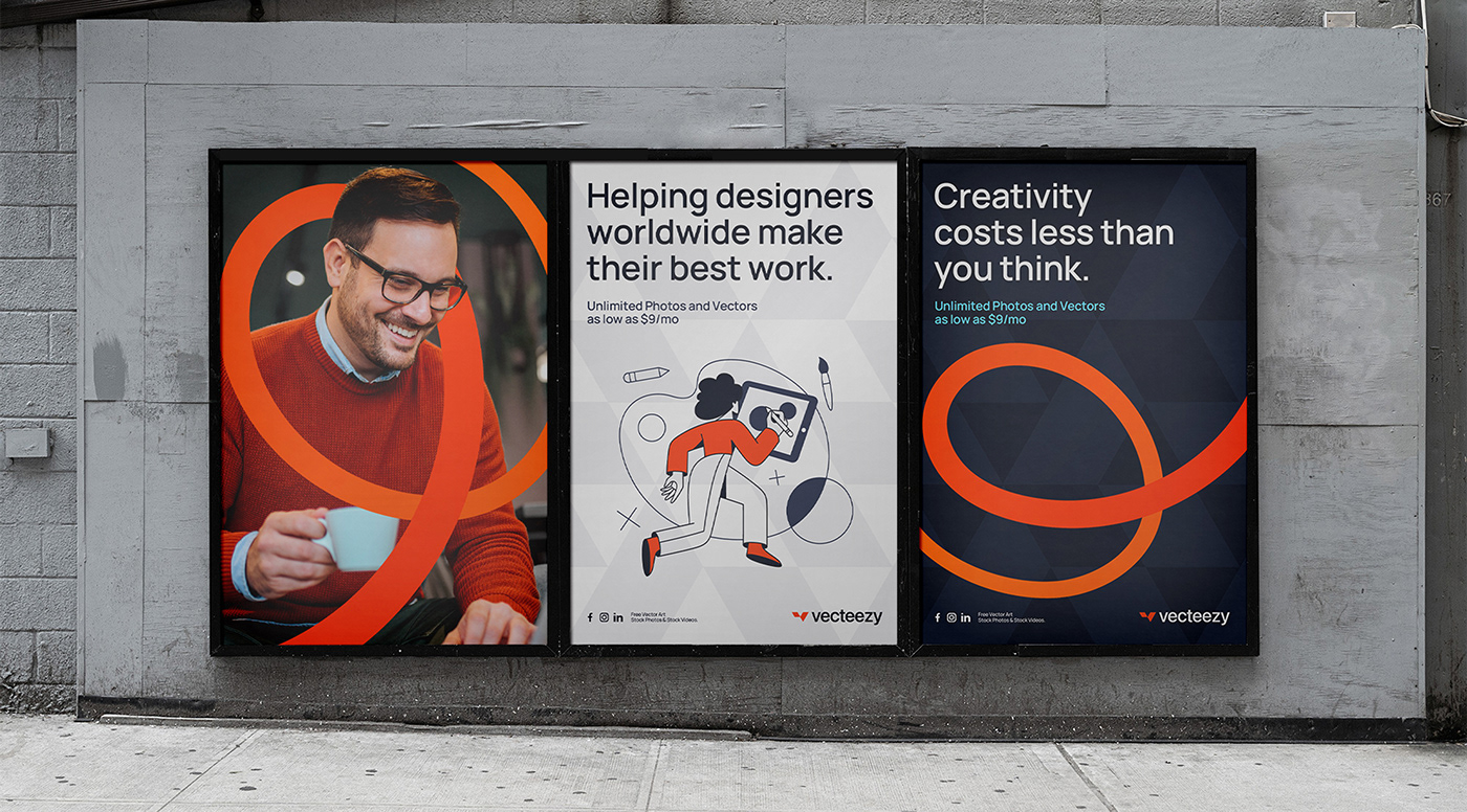 brand identity posters design