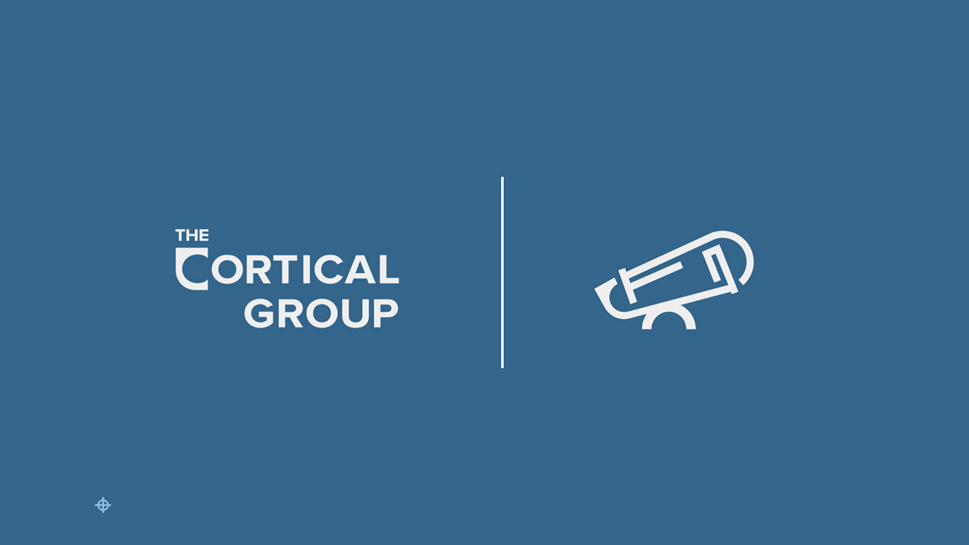 The Cortical Group logo and telescope trademark