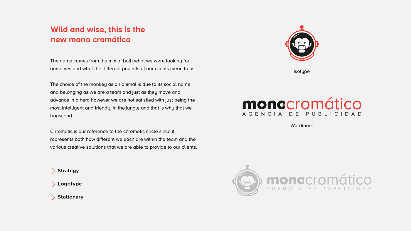agency astronaut brand identity branding  isotype Logotype monkey logo Rebrand