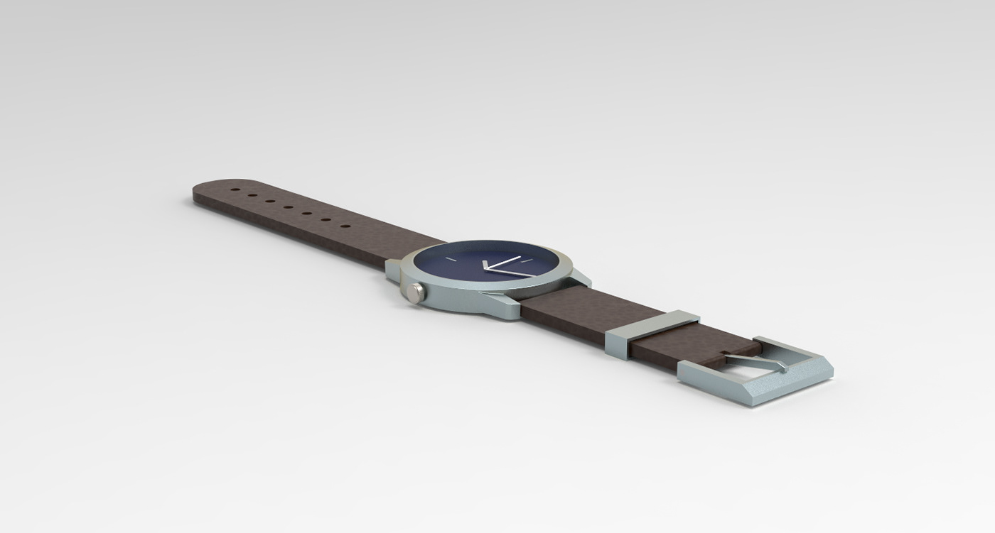 diseño ensambles Fusion360 reloj