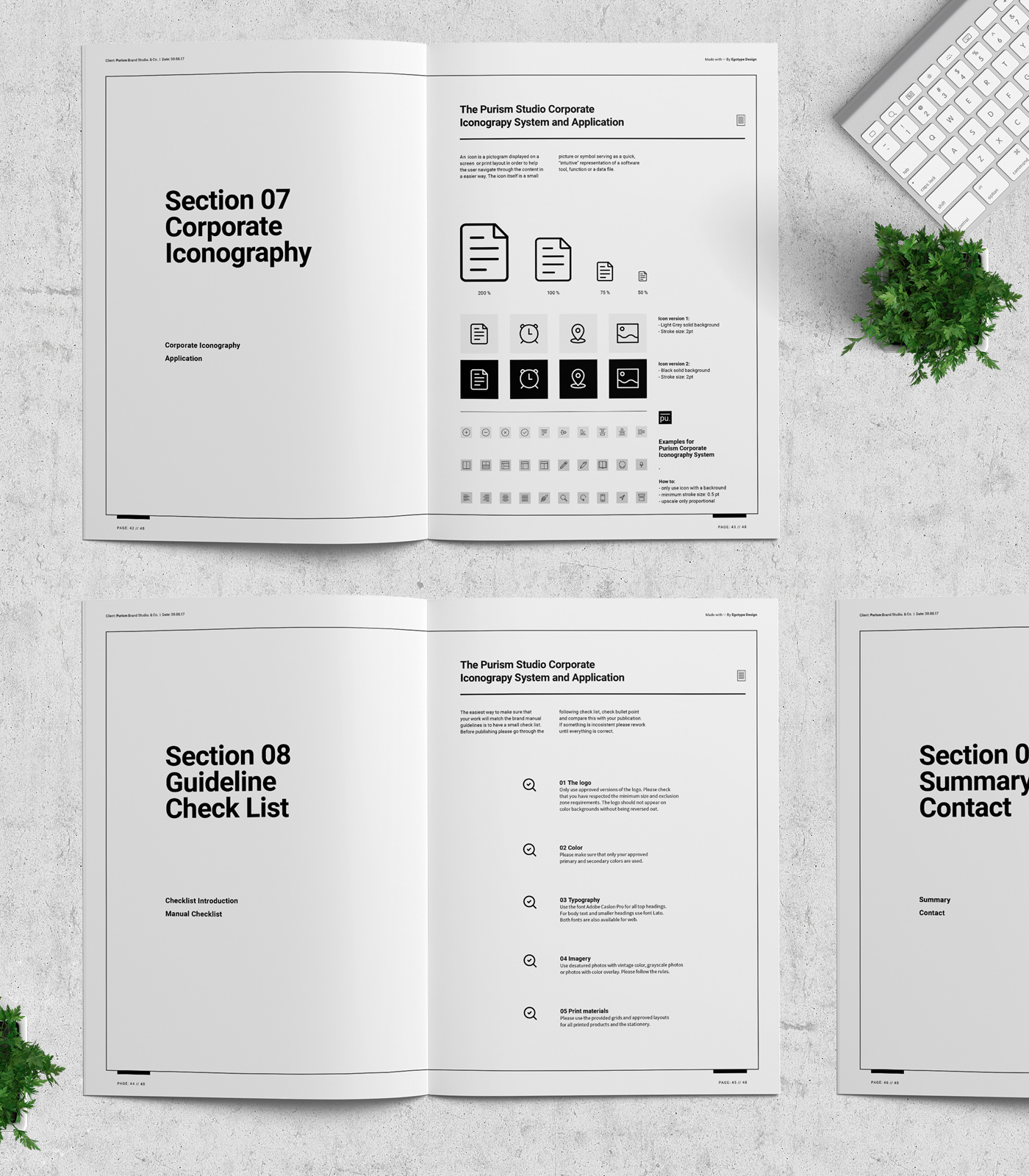 manual Guide brand corporate design guidelines company branding  logo creative