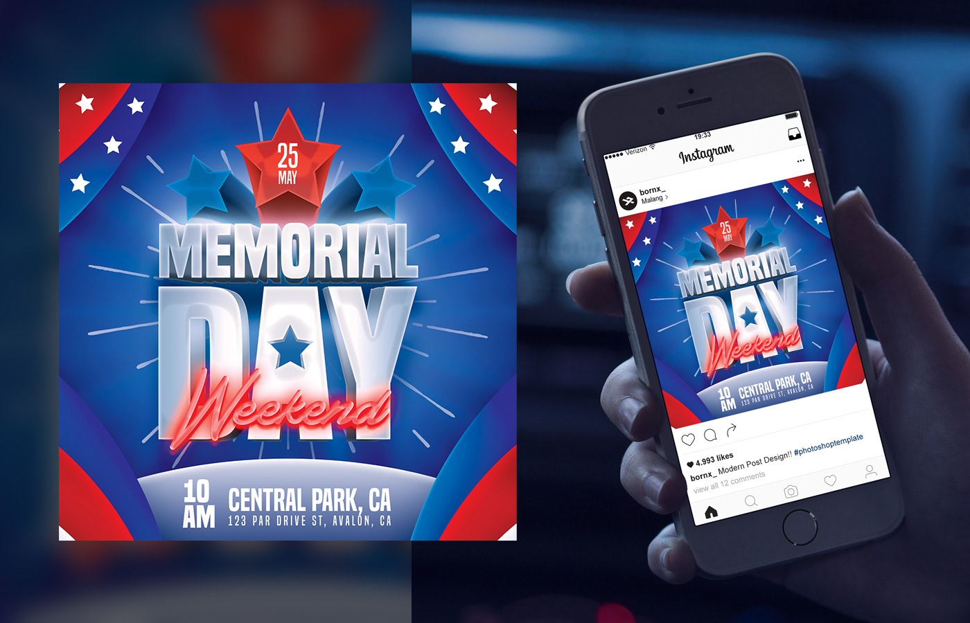 america flyer flyer template graphicriver independence day memorial day patriot poster template united states