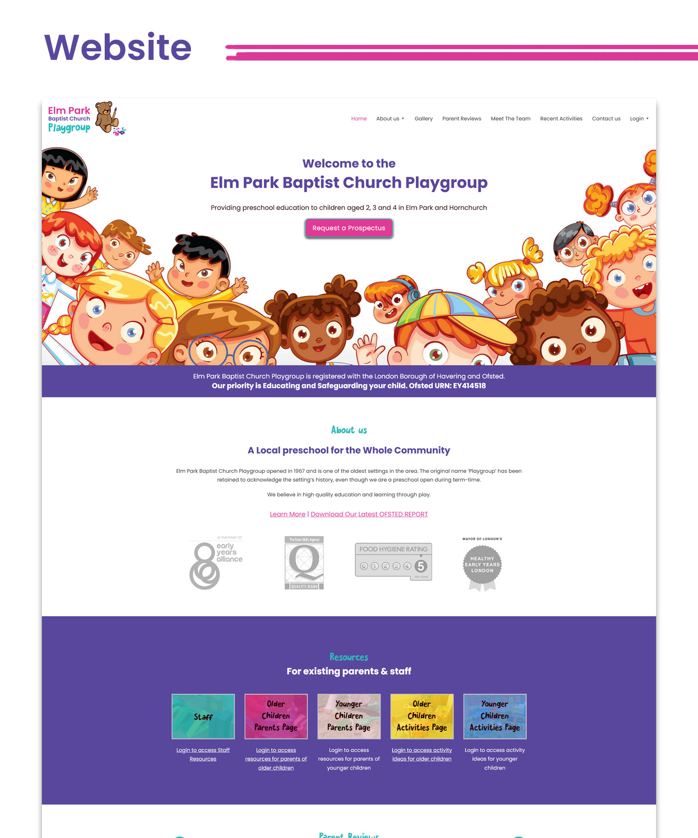 branding  children kids kindergarten Logo Design nursury playgroup teddy bear Web Design 
