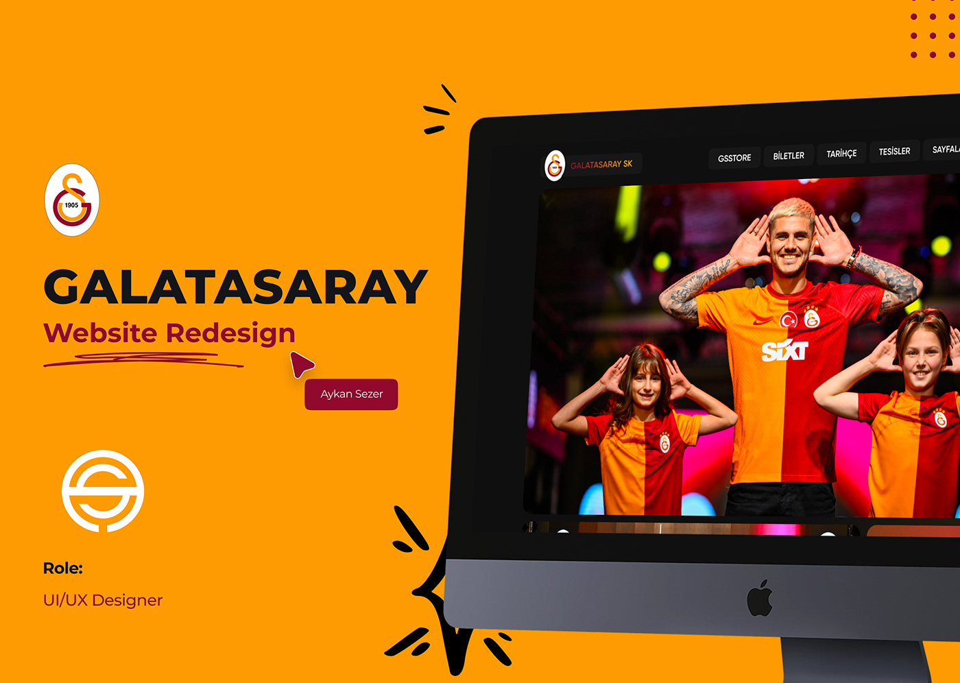 UI/UX ui design user interface Web Design  Website galatasaray football ux design football design