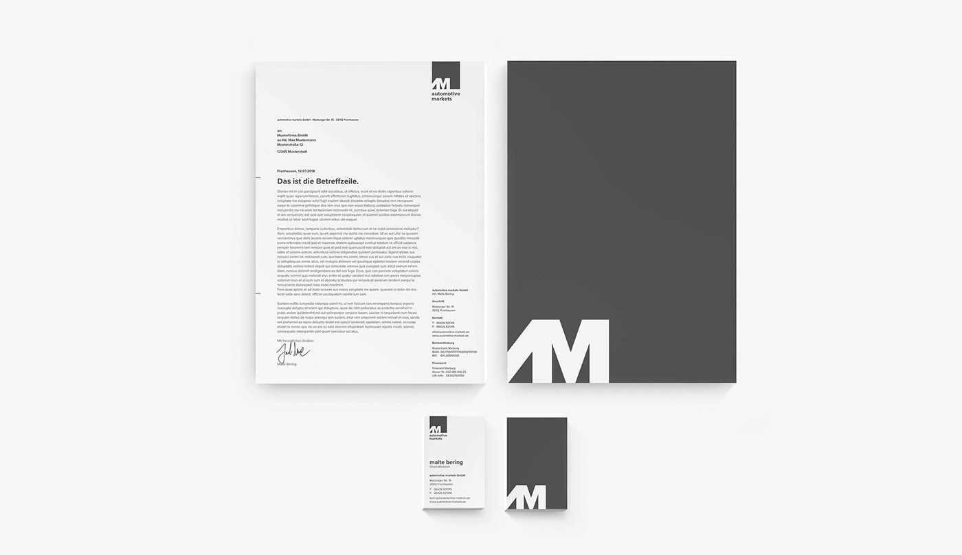 branding  business card Corporate Design Layout logo Mockup modern stationary typography   visual identity