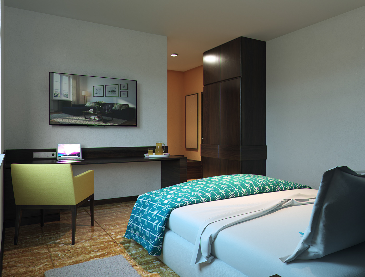 visualization interior design  3ds max corona renderer hotel interiors