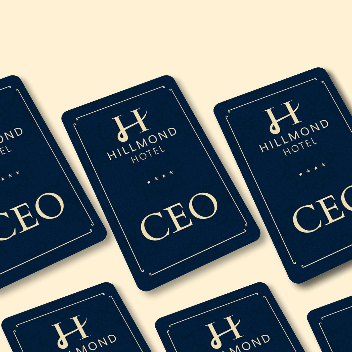 designer hotel Keycard luxury modern portfolio professional roomcard