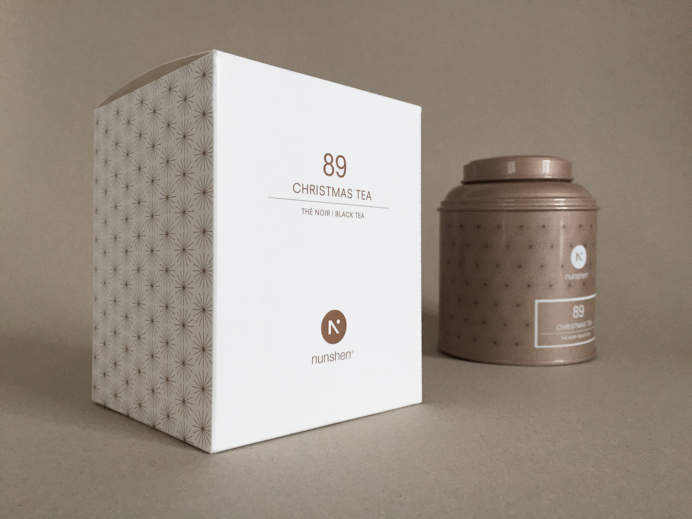 Packaging tea Alexandre henriques graphic design  graphisme Christmas