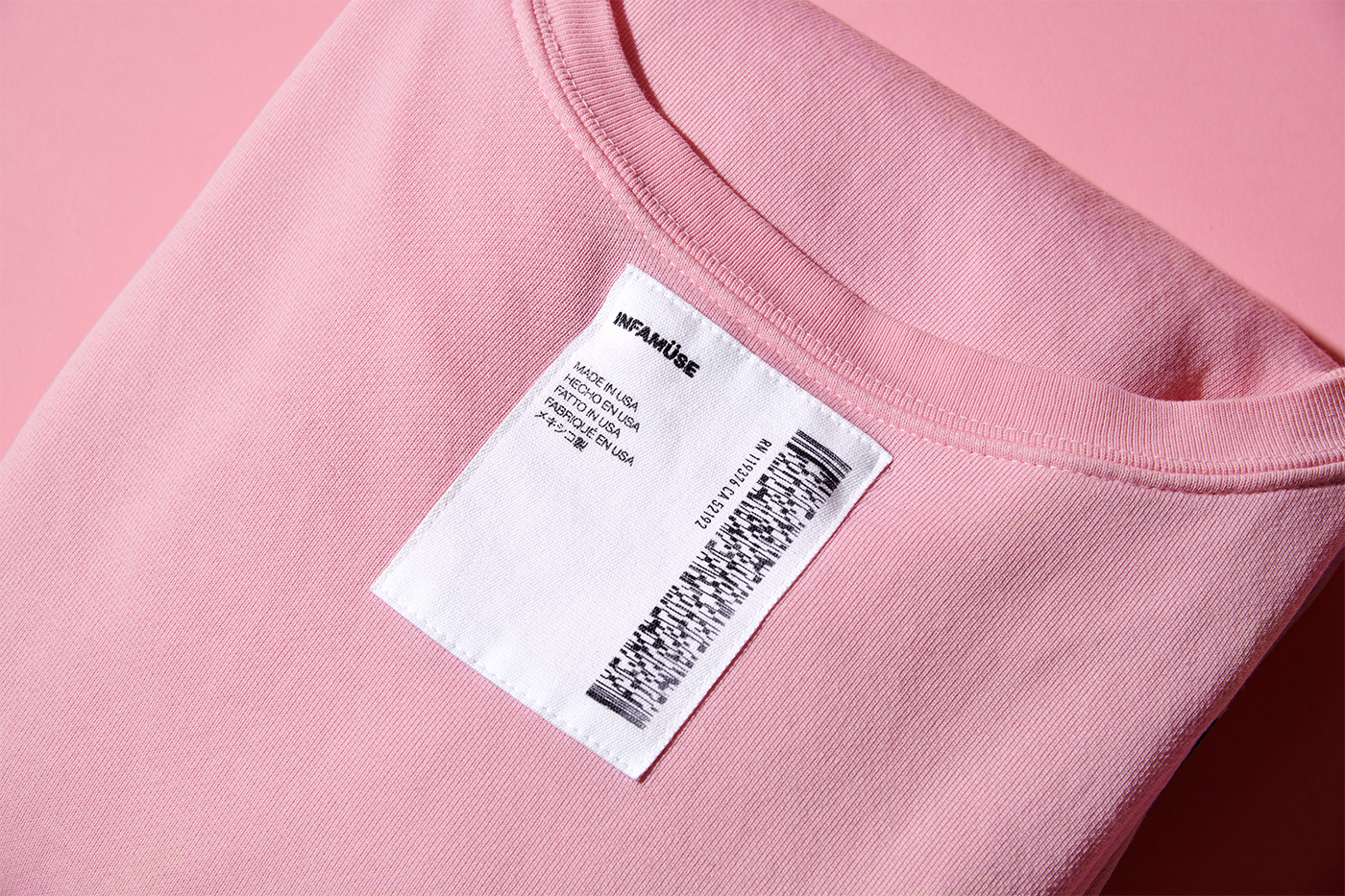 infamuse anagramastudio la Fashion  online shipping disruptive branding  streetfashion pink