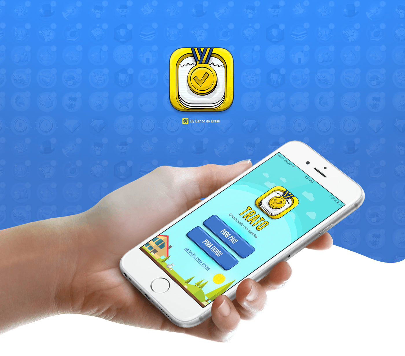 app ios android trato Banco do Brasil children kids parents