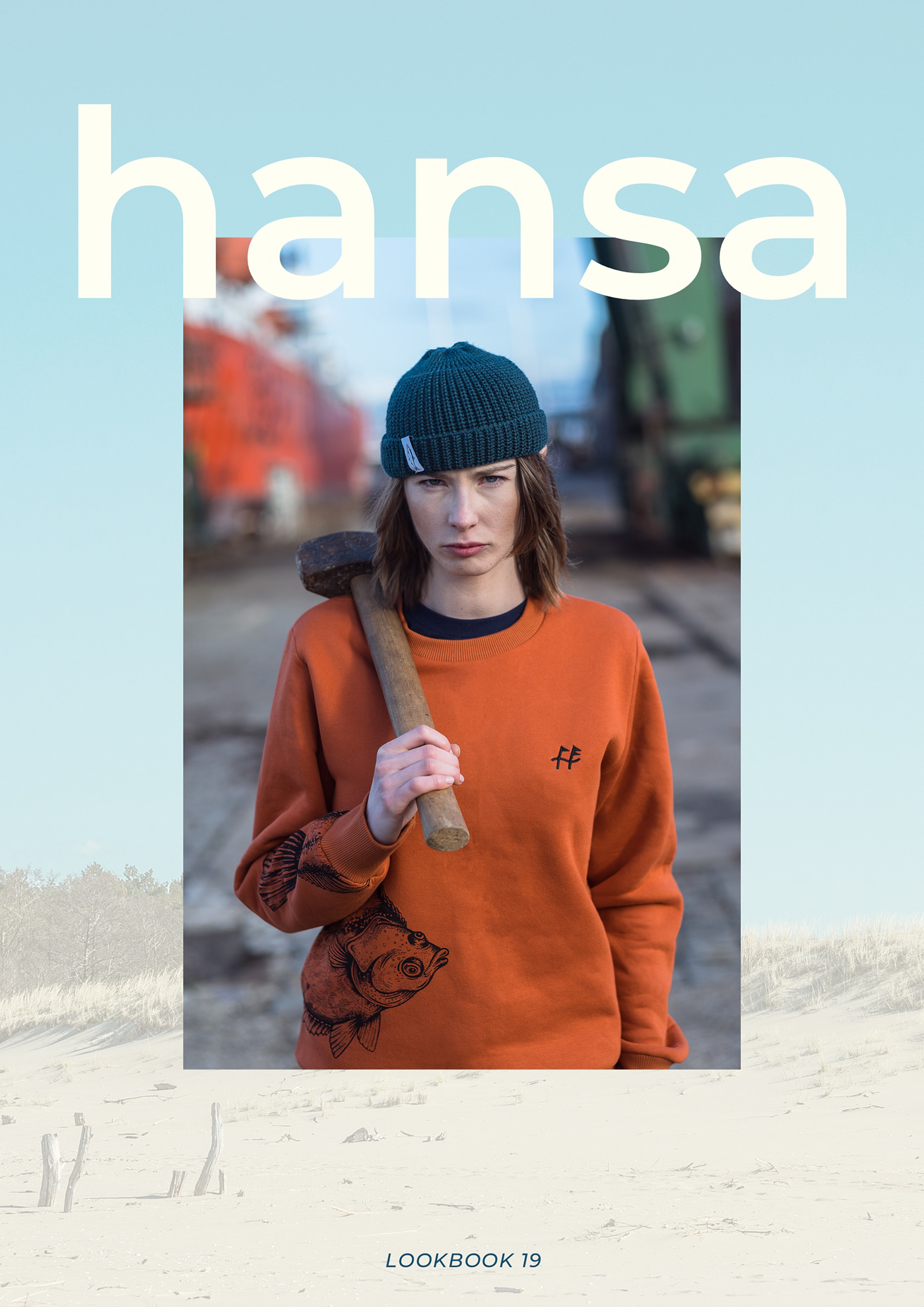 Hansa wear Lookbook Photography  streetwear design sea Hanza