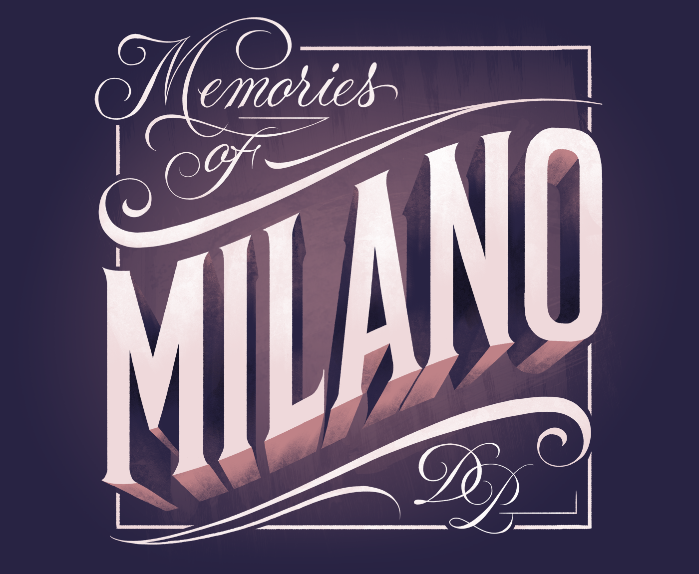 milano ILLUSTRATION  cover cover magazine lettering Calligraphy   typography  
