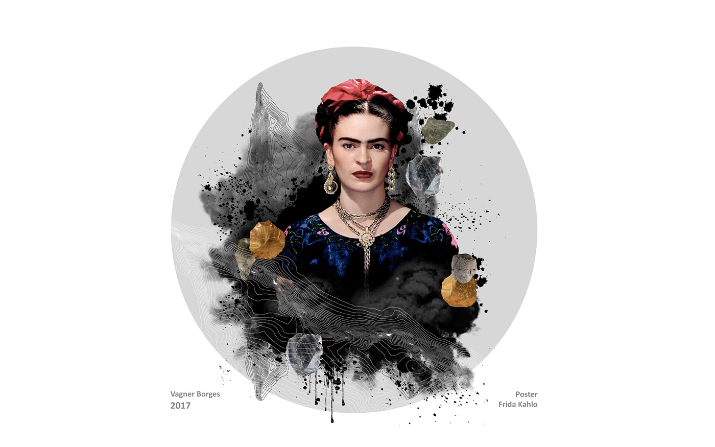 Digital Art  Frida Kahlo art