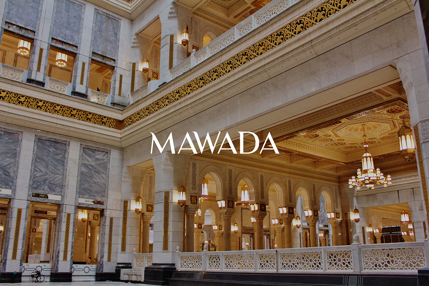 mawada re branding luxury gold flower development
