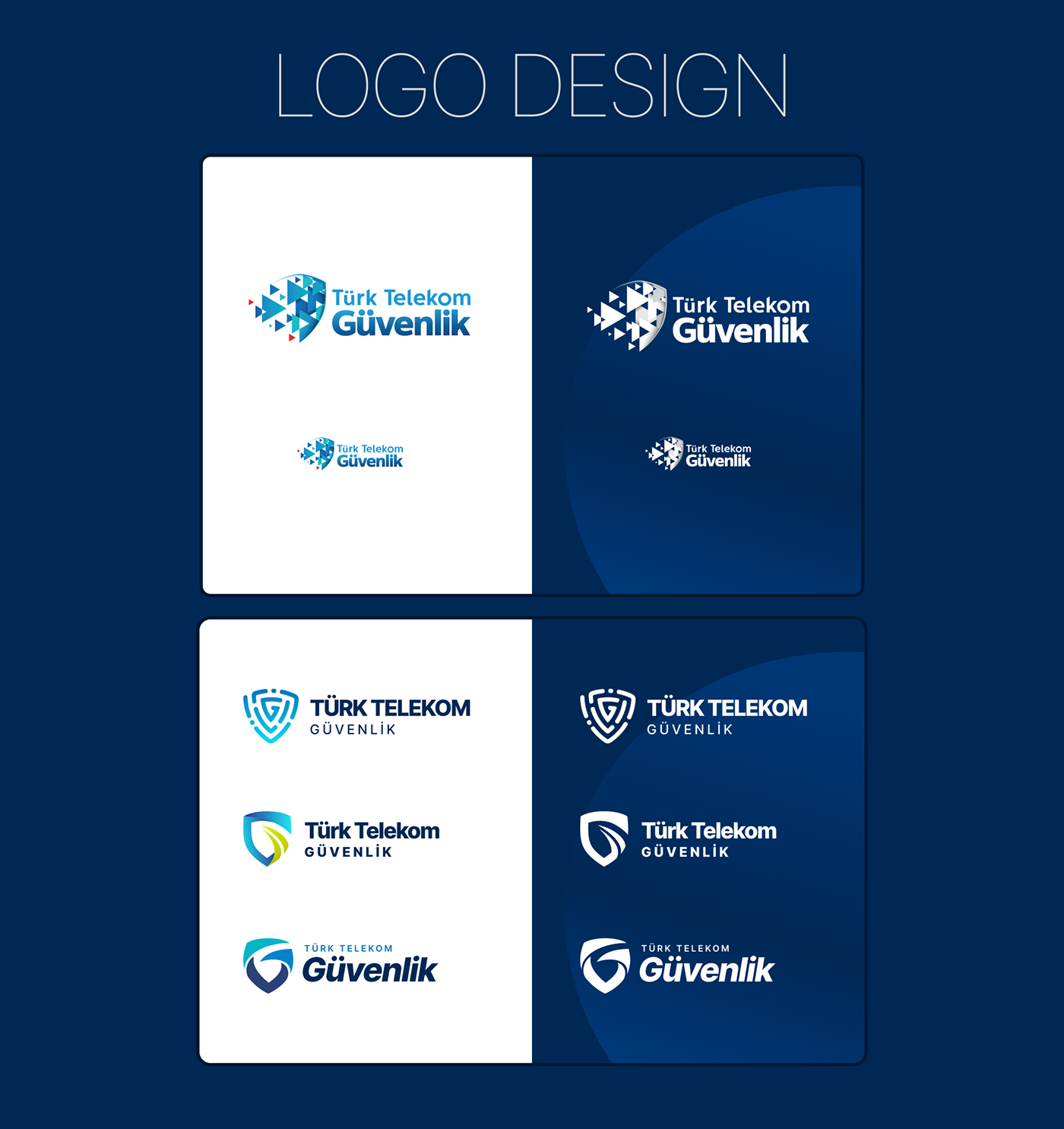 UI/UX Website user interface business corporate antivirus protection Logo Design