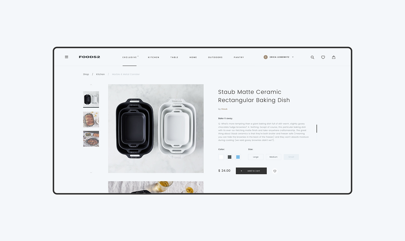 UI design furniture Food  site Ecommerce shop commerce store Website