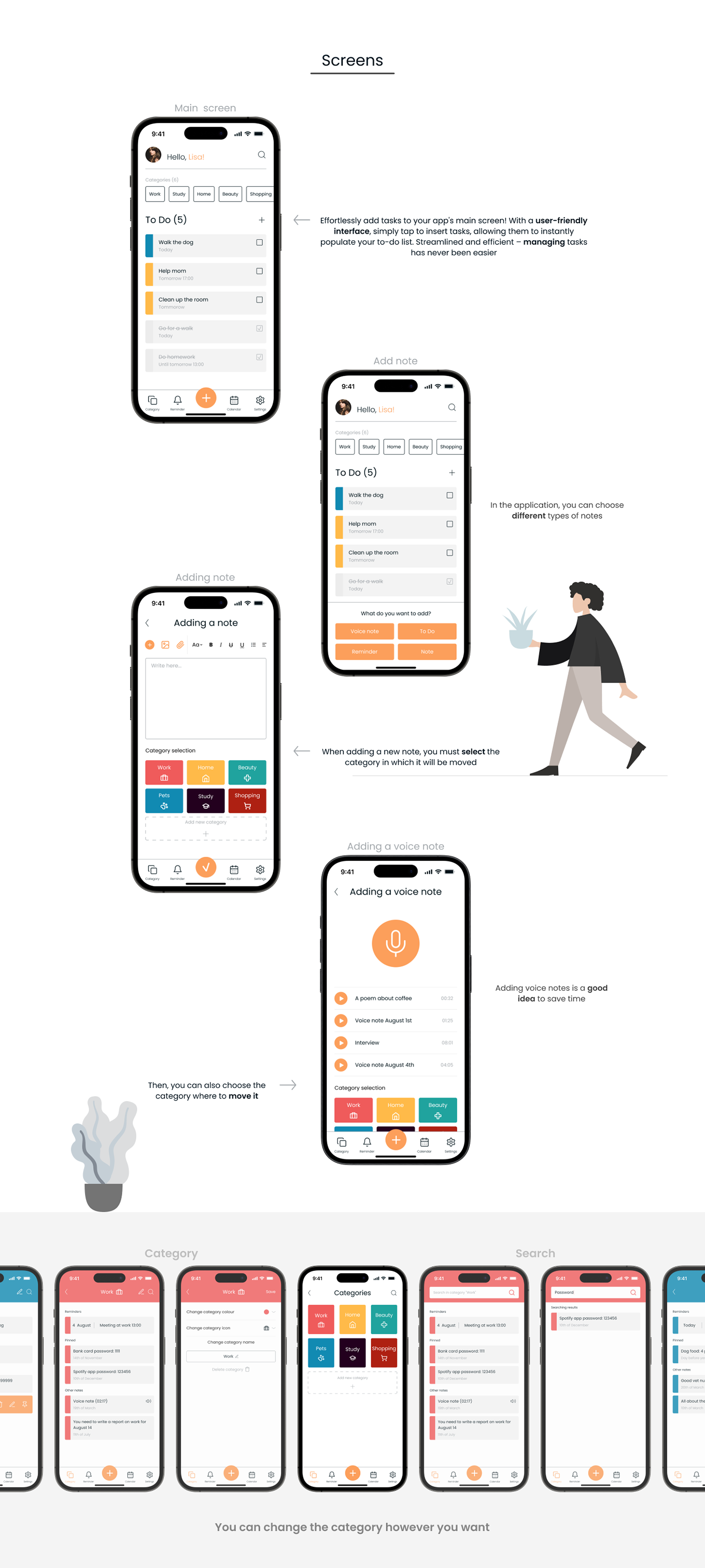 design UI/UX Figma ui design Mobile app Case Study app design application user experience Interface
