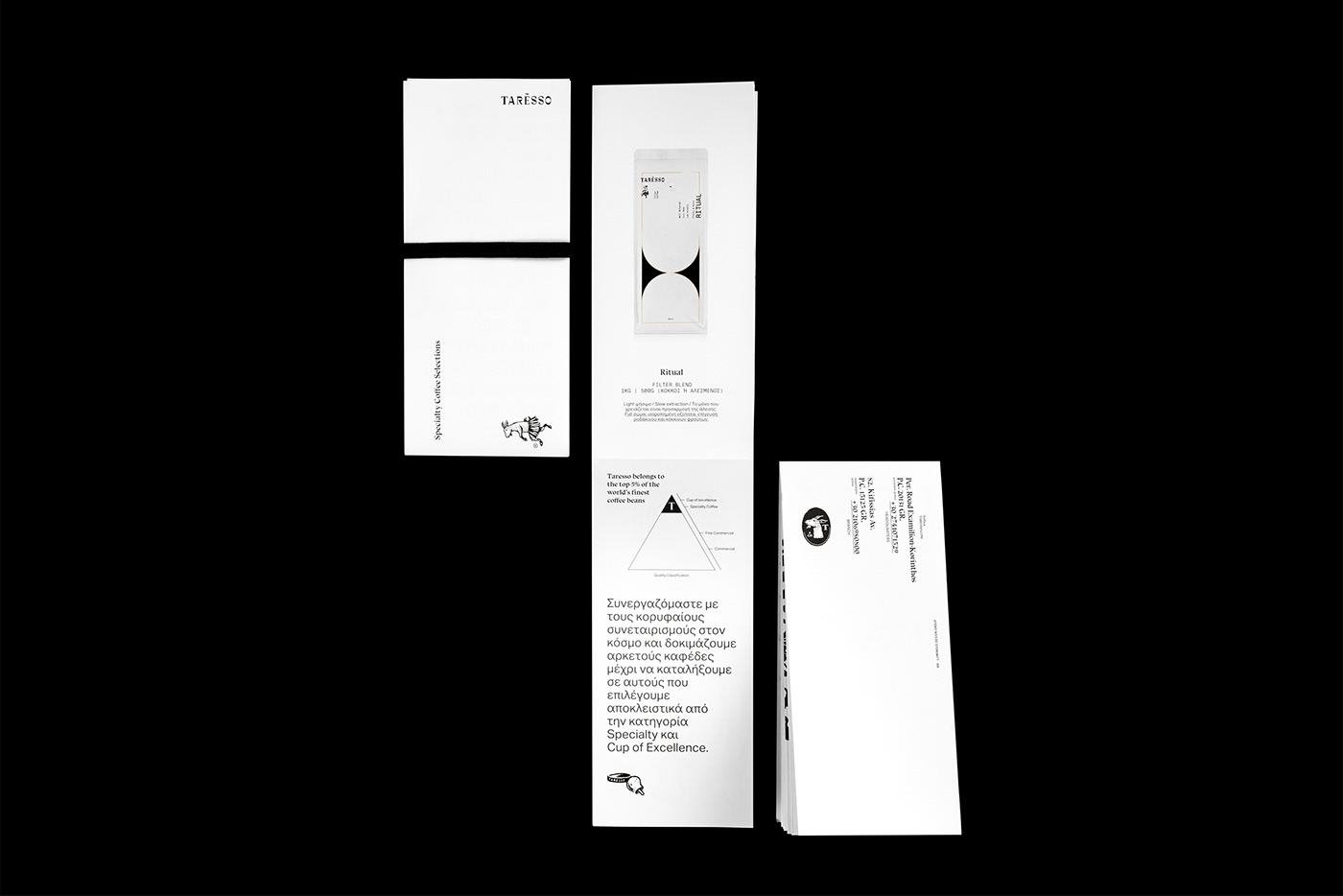 brochure Coffee ILLUSTRATION  print Product Catalogue Taresso
