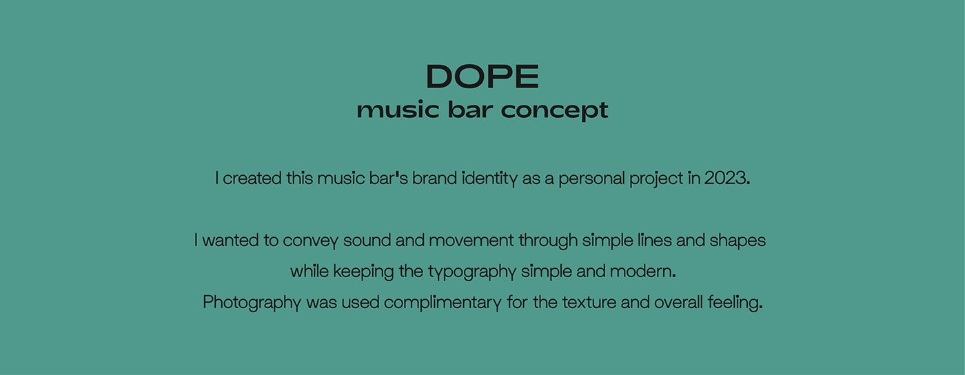 abstract music brand identity bar