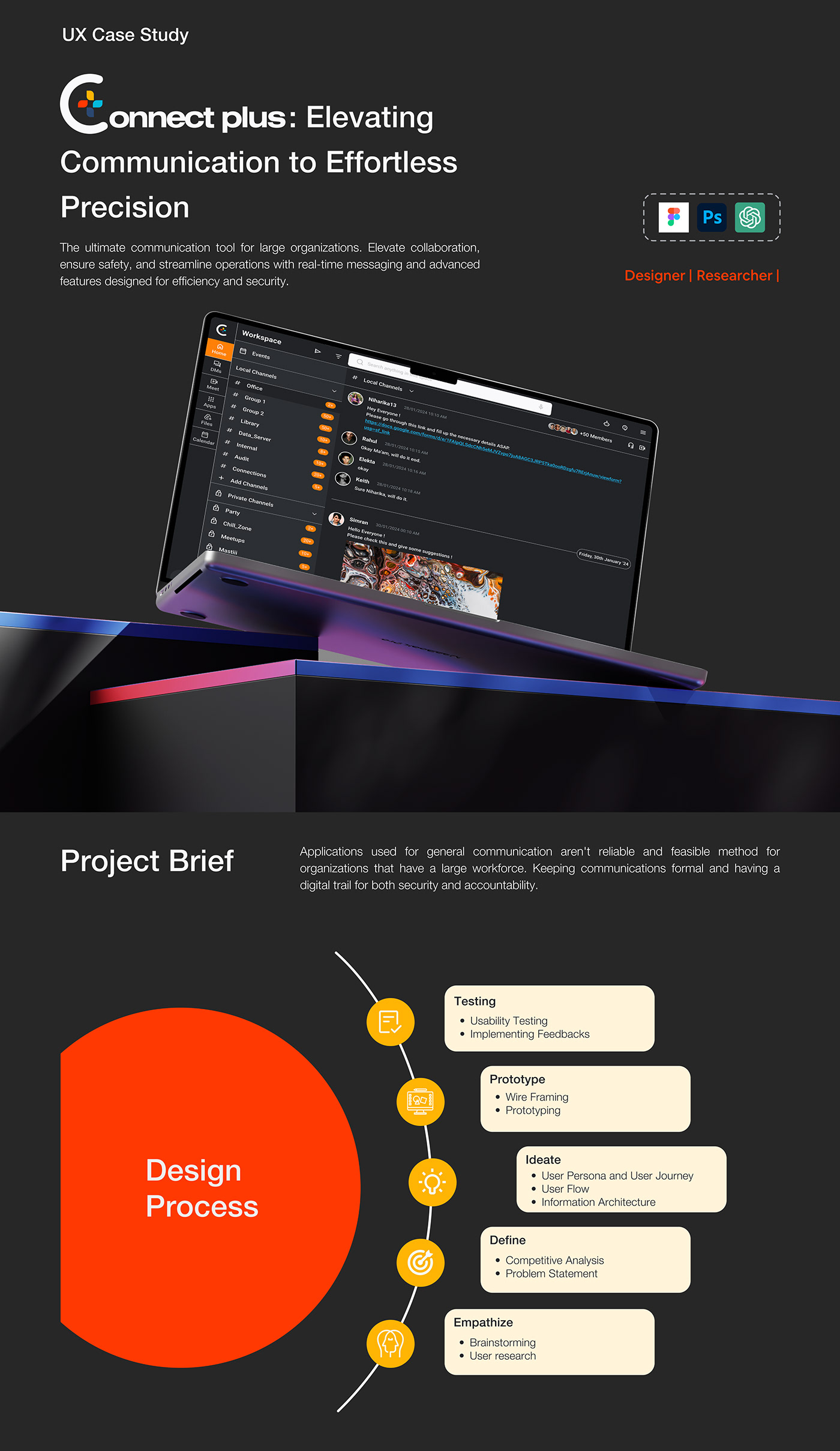 webapp UX design landing page Website Design Webdesign Communication Tools
