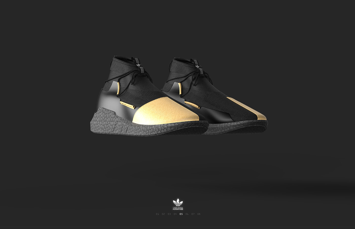 footwear adidas design 3D industrial design  concept kicks Concept Surgeon