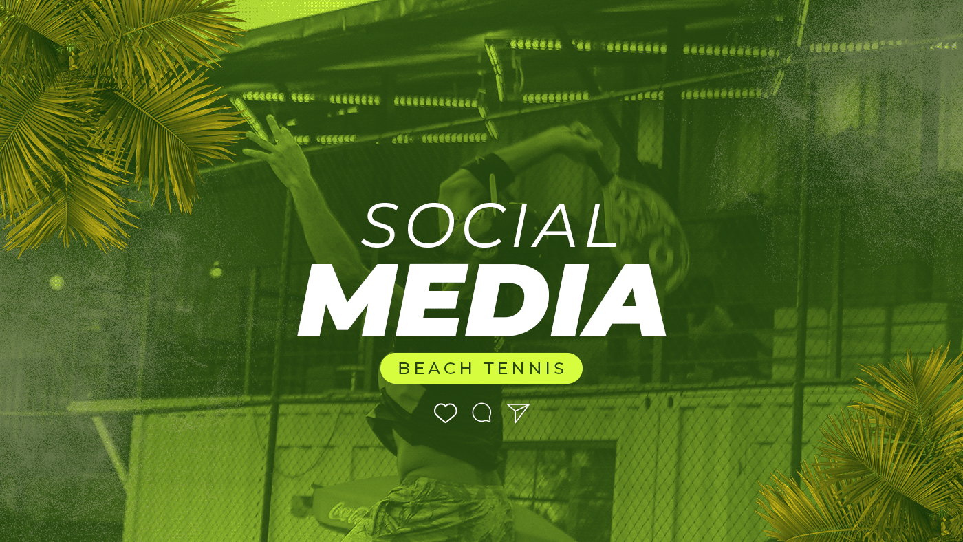 beach tennis tenis Brazil design gráfico Socialmedia Social media post praia