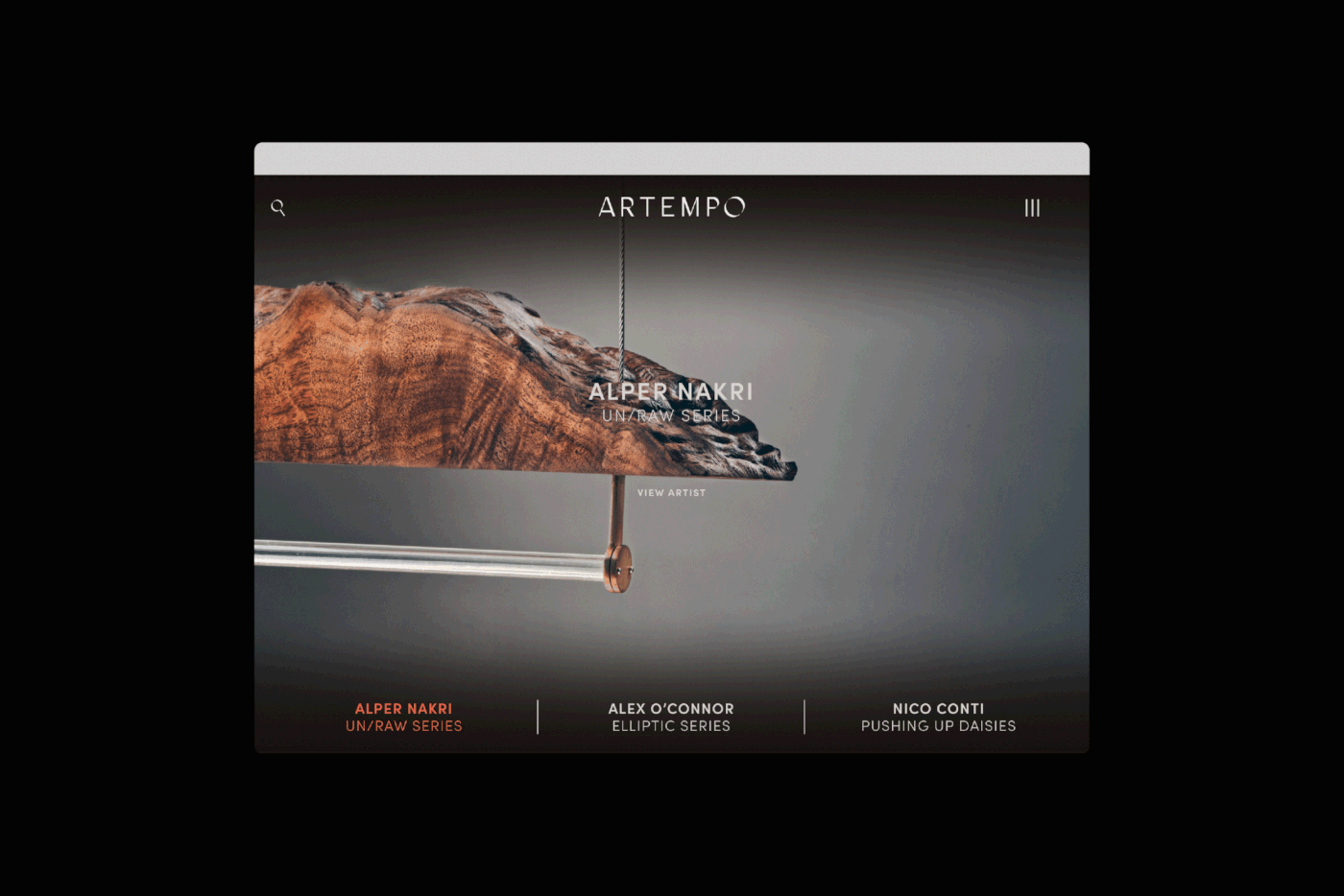 art Artempo artgallery branding  galerie gallery time Webdesign Webdevelopment Website