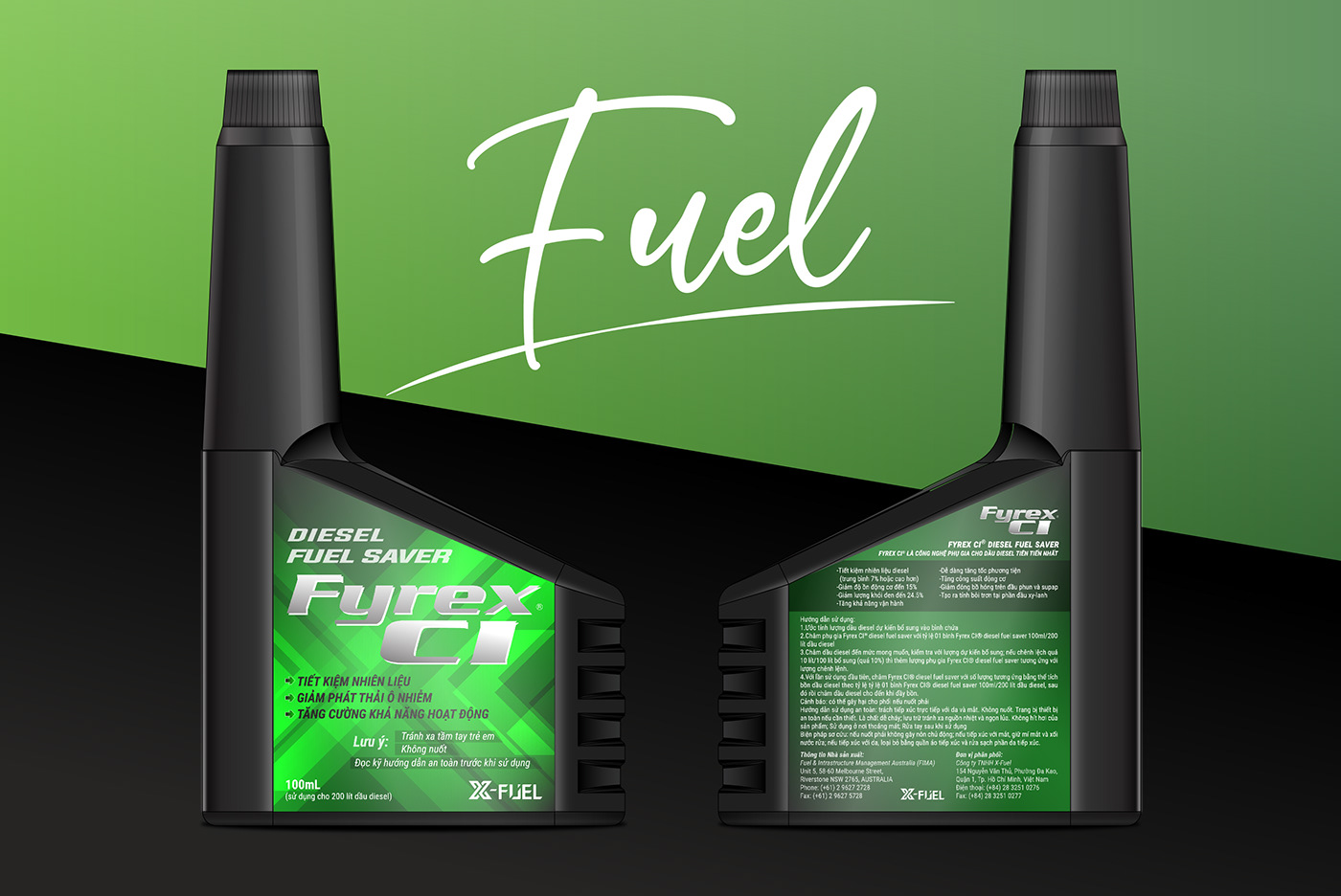 brading creative flyer fuel logo namecard Packaging Website