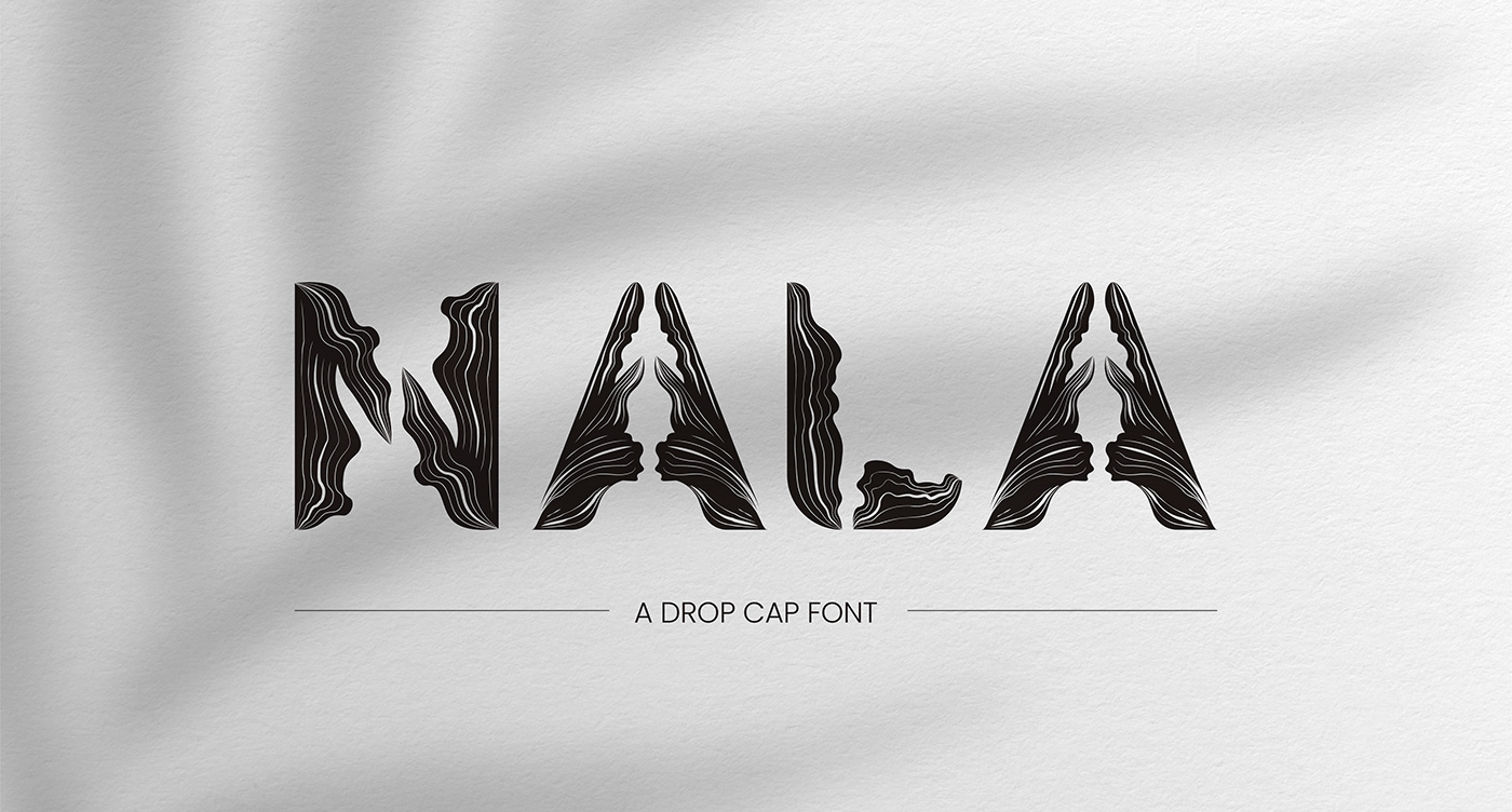 Dropcaps typography   lettering Typeface type font type design abstract
