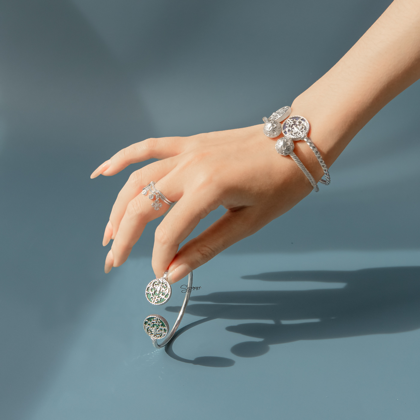 signature vietnam saigon jewelry Fashion  design Social media post Graphic Designer Handmade Jewelry photo jewelry