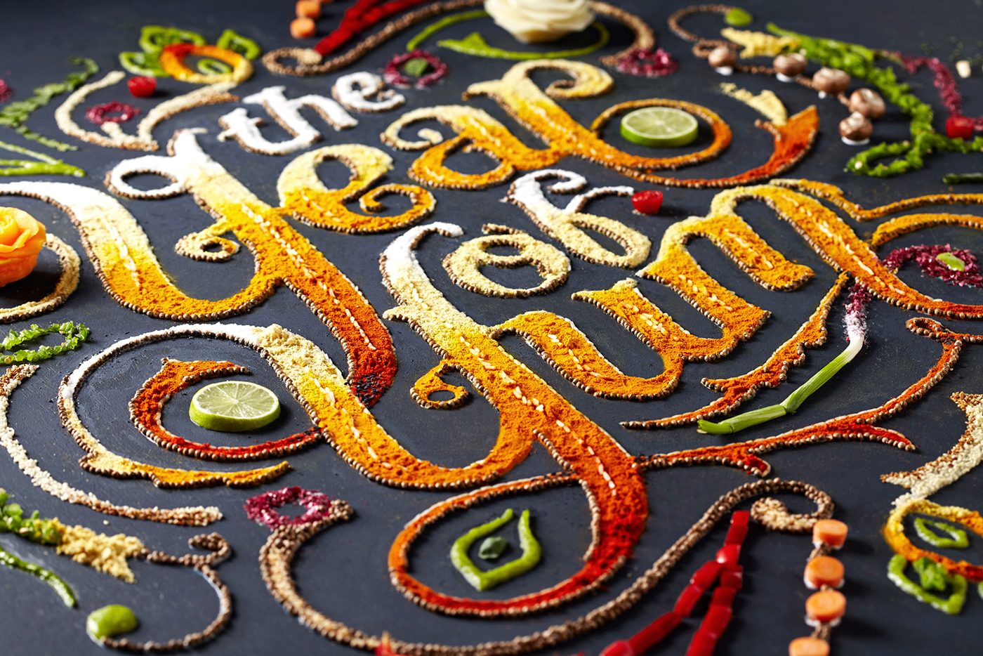 lettering food art typography   cape town ILLUSTRATION  HAND LETTERING