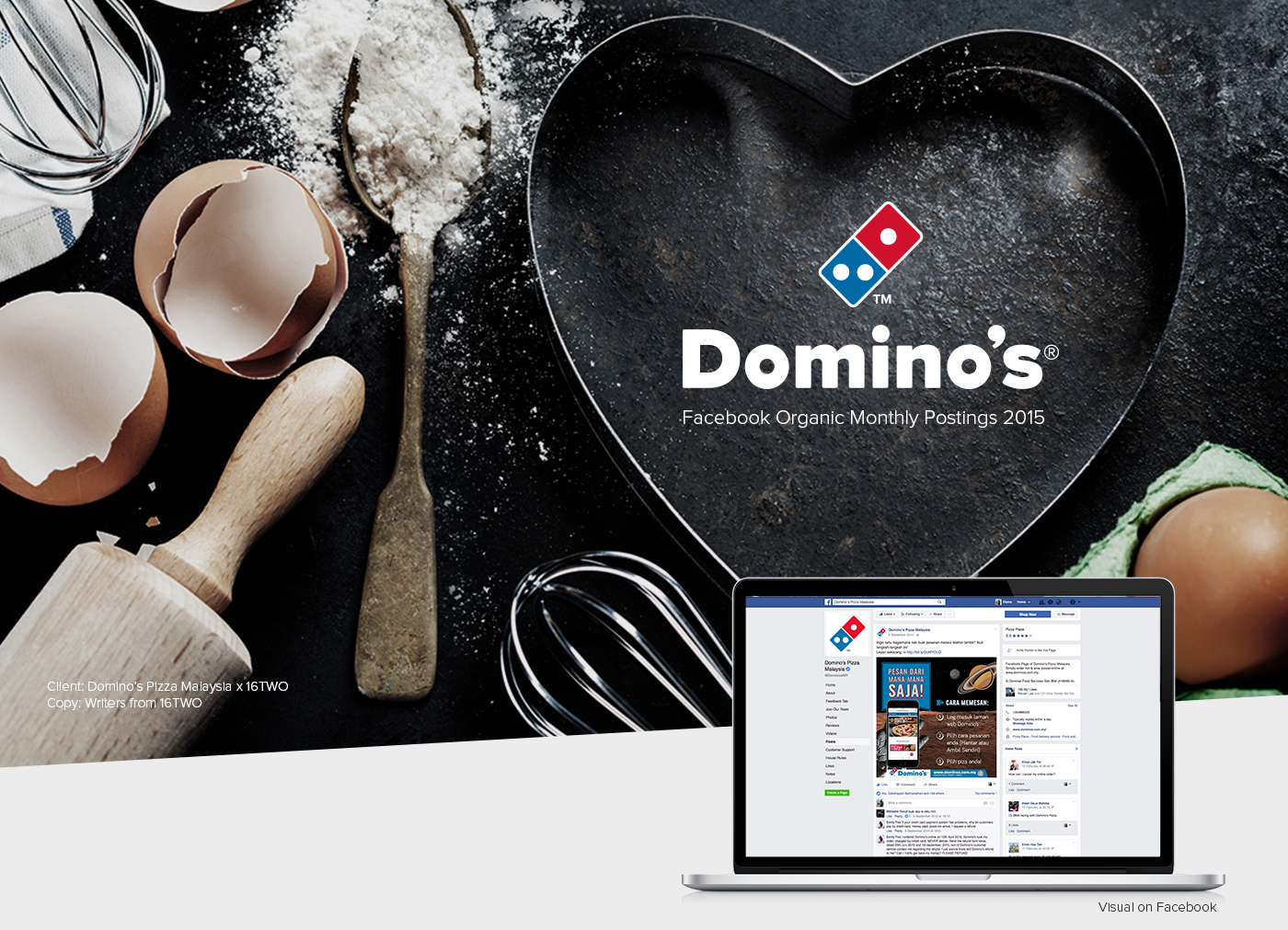 dominos Pizza facebook postings facebook Posting social media Advertising 