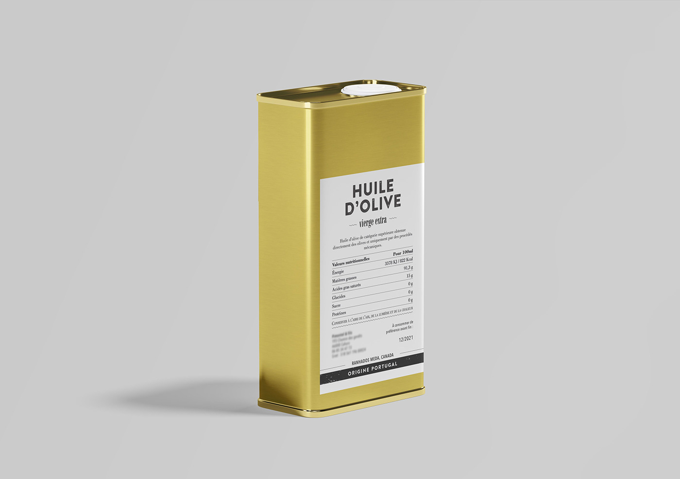 etiquette olive Packaging
