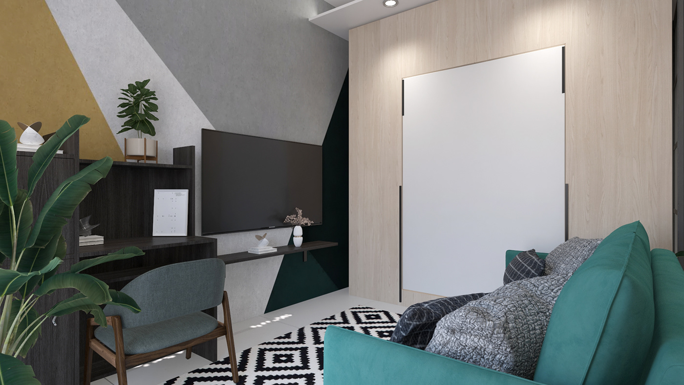 contemporary contemporaryinterior Interior interior design  interiordesign Render