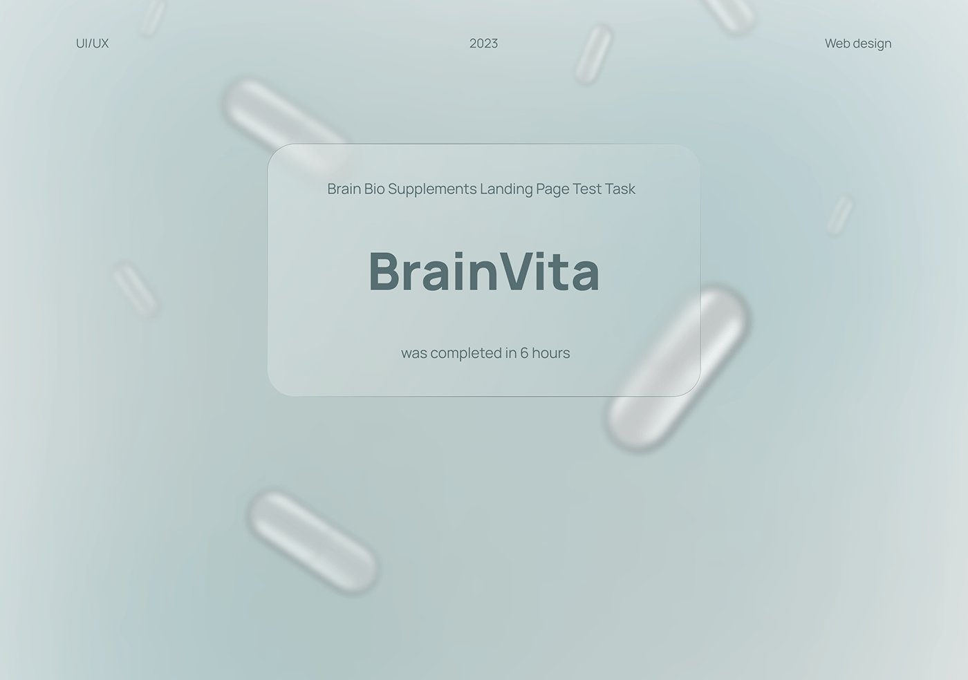 brain bio Figma landing page Website UI/UX Web Design  веб-дизайн лендинг сайт