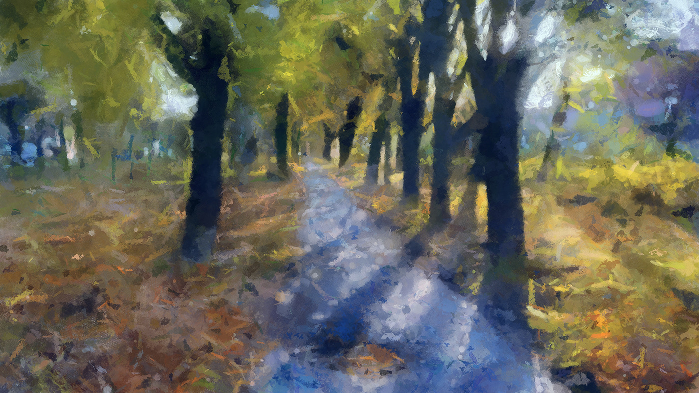 art autumn image impression impressionism inspiration Landscape Nature painting   Park