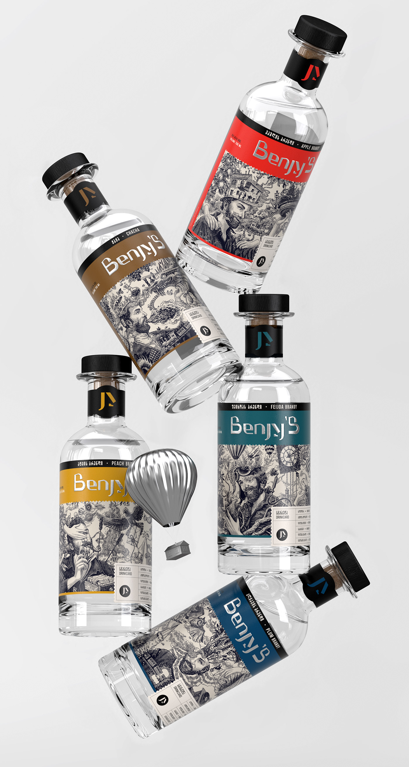 alcohol branding  Brandy graphic design  ILLUSTRATION  label design logo Packaging packaging design bottle