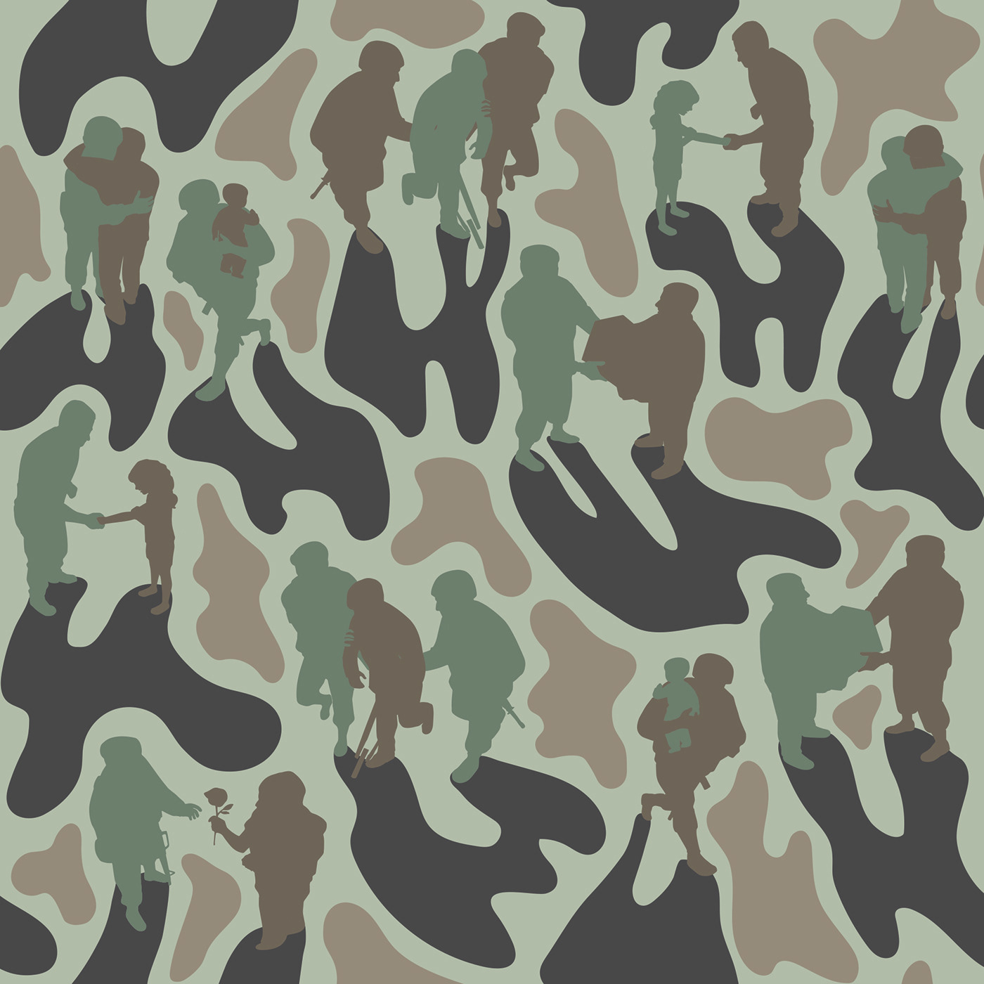 army camouflage design peace peaceCamo