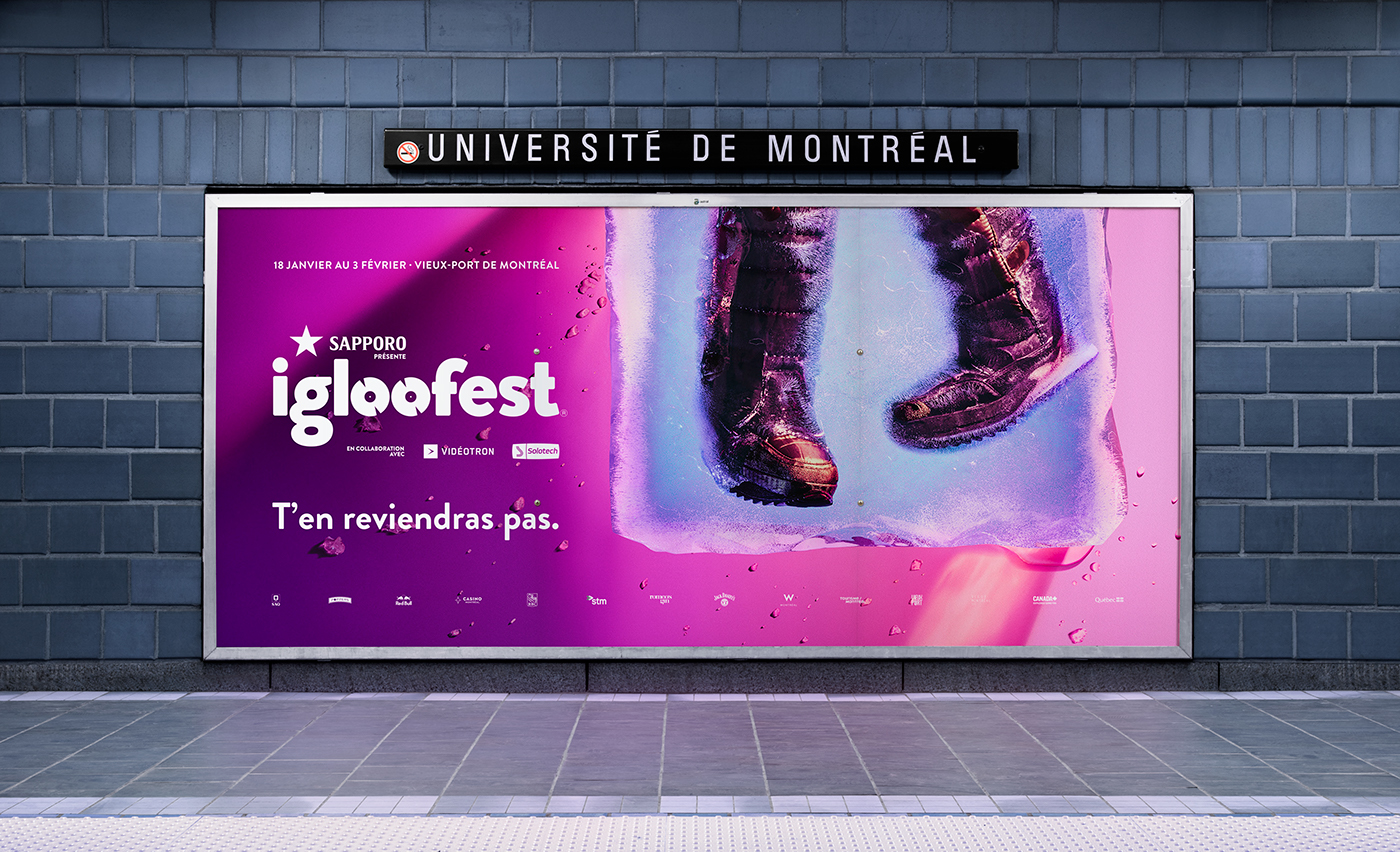 igloo Montreal festival electronic music ice cold winter