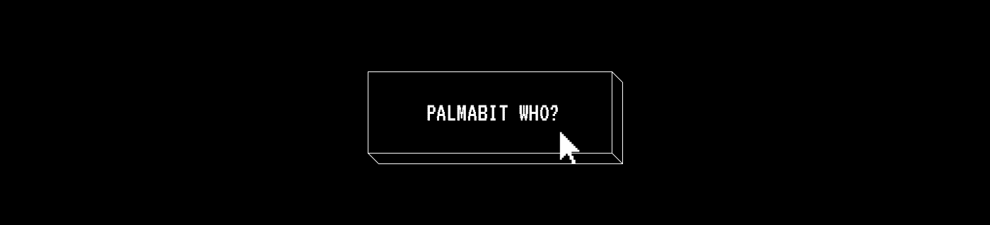 palmabit software house developer branding  identity minimal minimaldesign Retro 80's